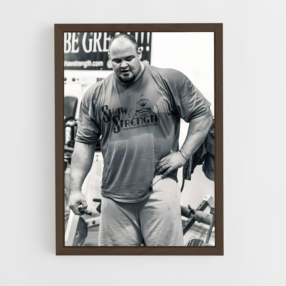 Poster Brian de shaw – affiche Powerlifting (vue 5)